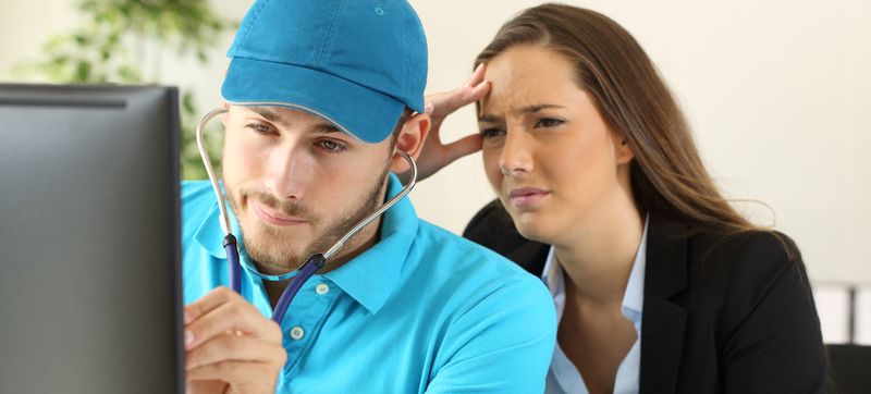 Computer und mobile Geräte vor Ort einrichten